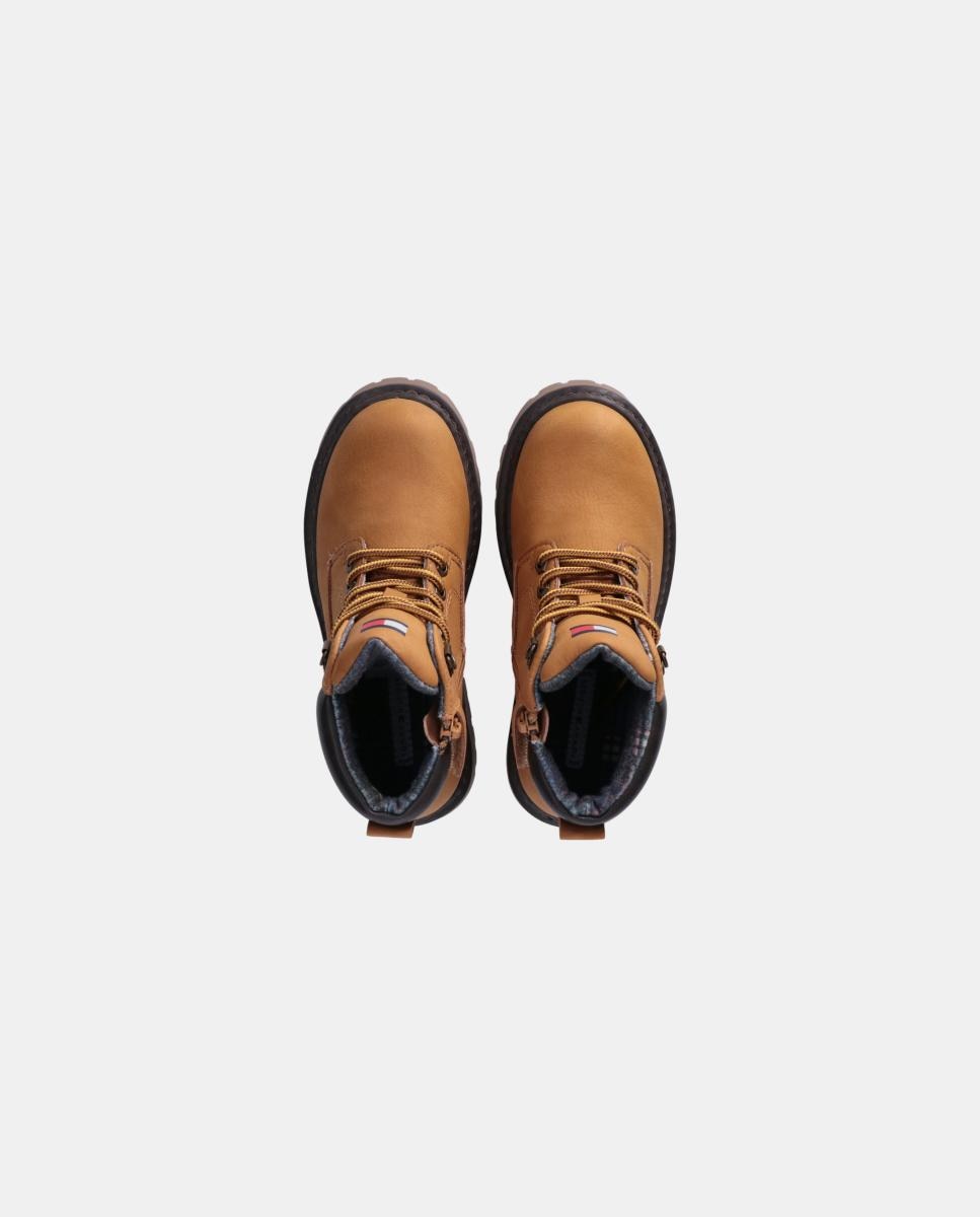 Botas com Atacadores Amarelo-4