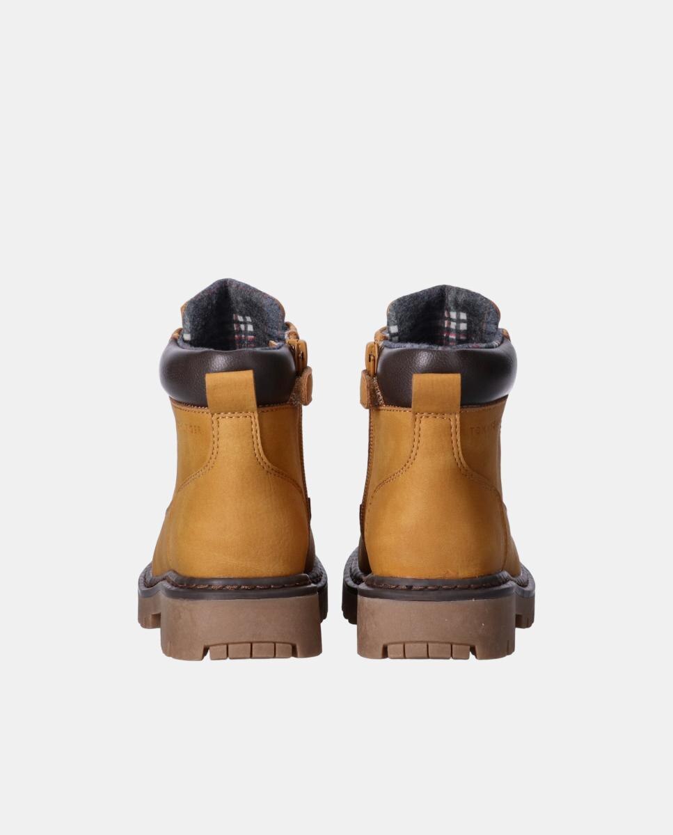 Botas com Atacadores Amarelo-5