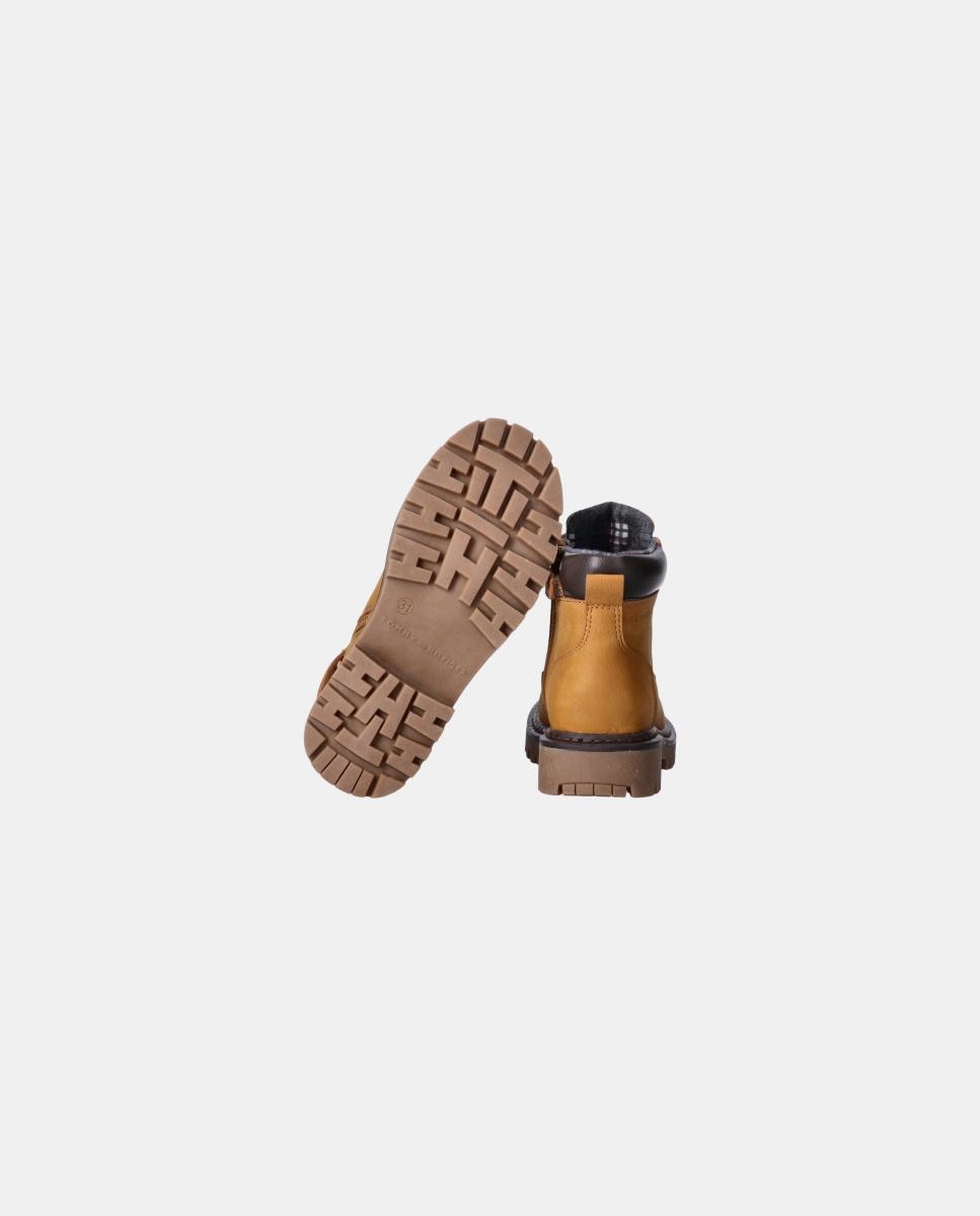 Botas com Atacadores Amarelo-6