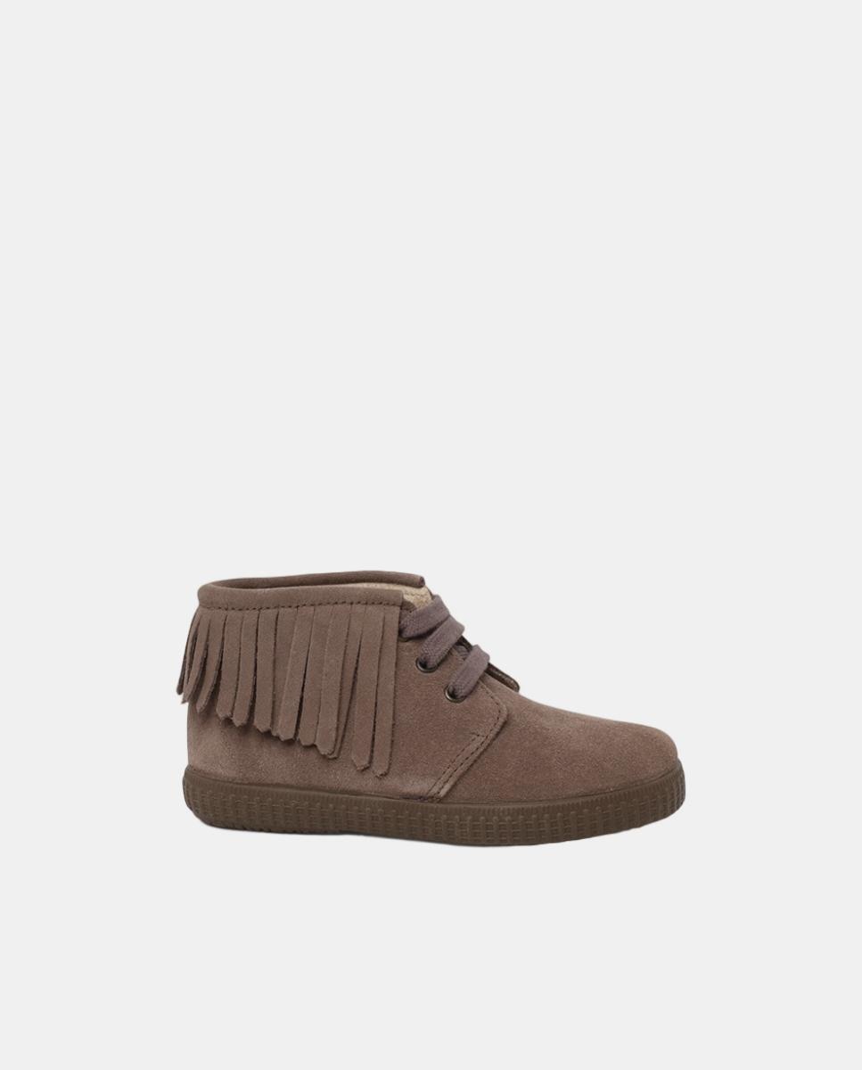 Imagem 0 de Botas em Croute com Franjas e Atacadores