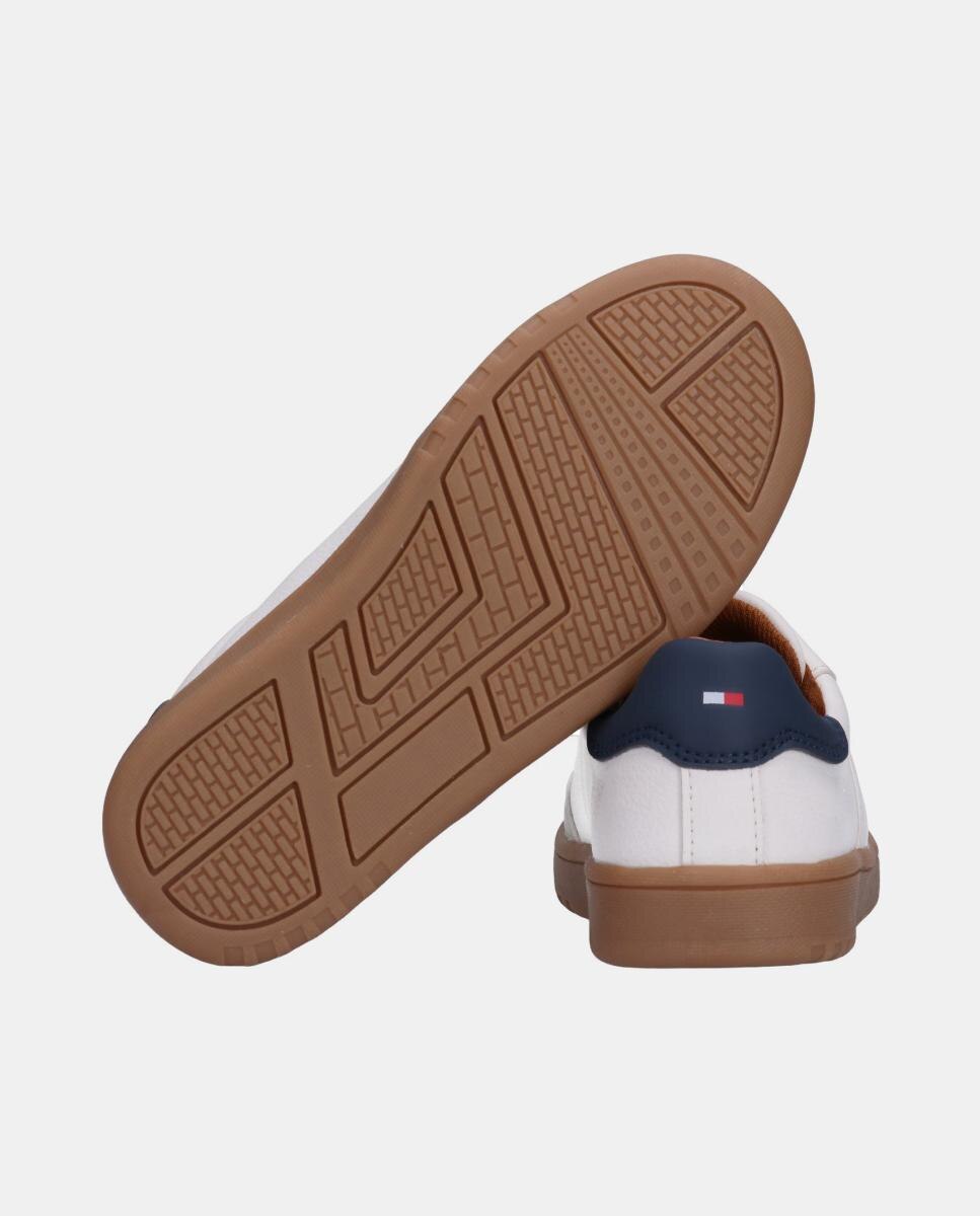 Sapatilhas com Sola Caramelo em Contraste Tommy Hilfiger Branco-3