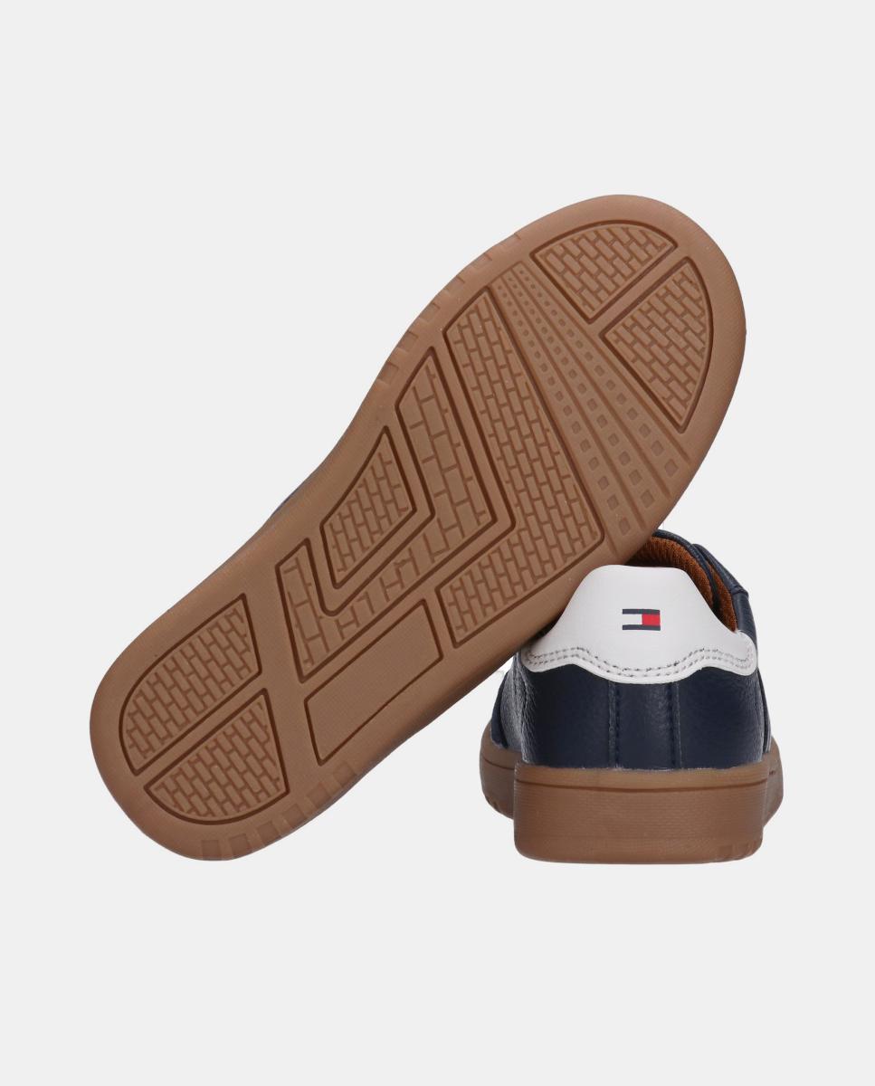 Zapatillas de niño tipo casco con piso caramelo a contraste - Tommy Hilfiger - Azul oscuro Azul oscuro-3