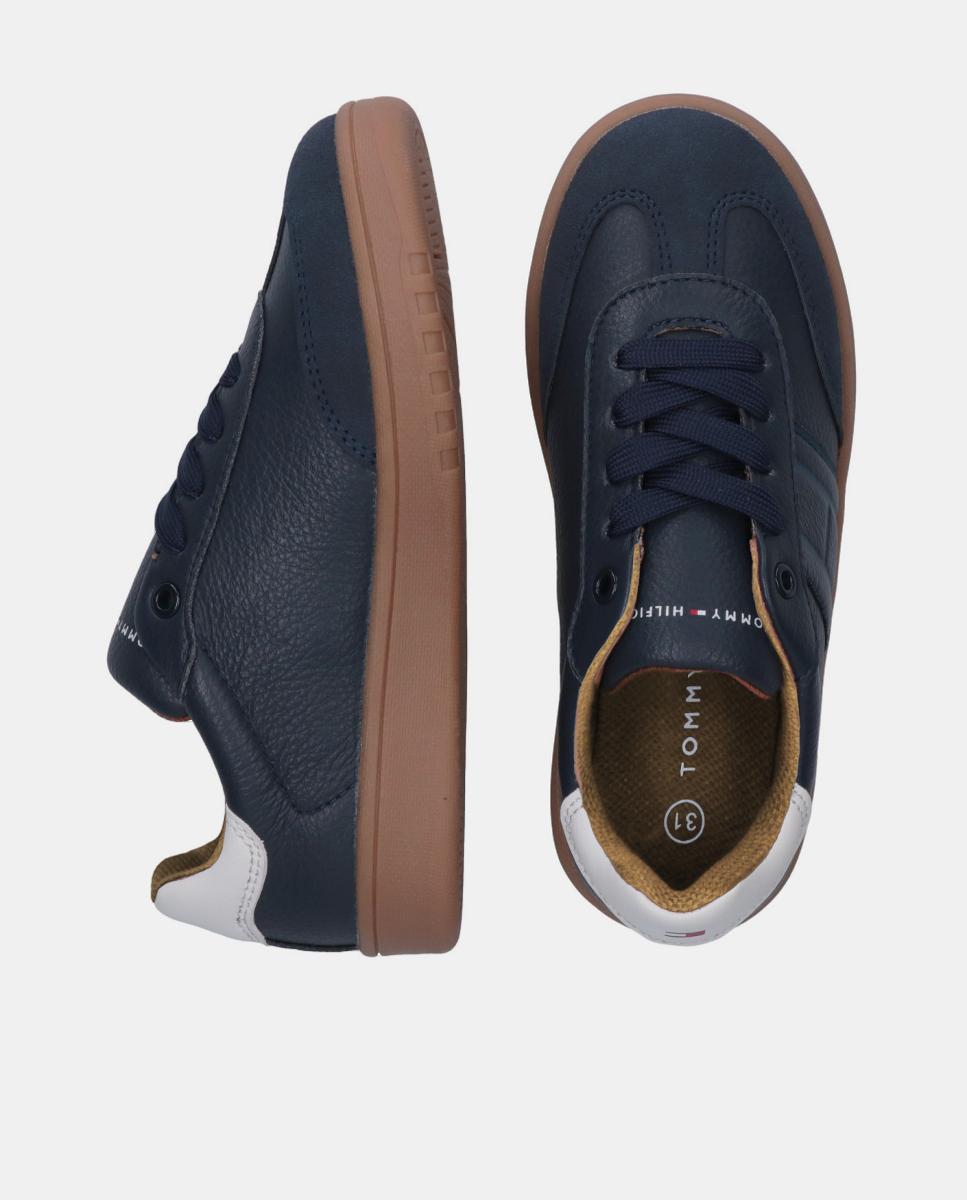 Zapatillas de niño tipo casco con piso caramelo a contraste - Tommy Hilfiger - Azul oscuro Azul oscuro-5
