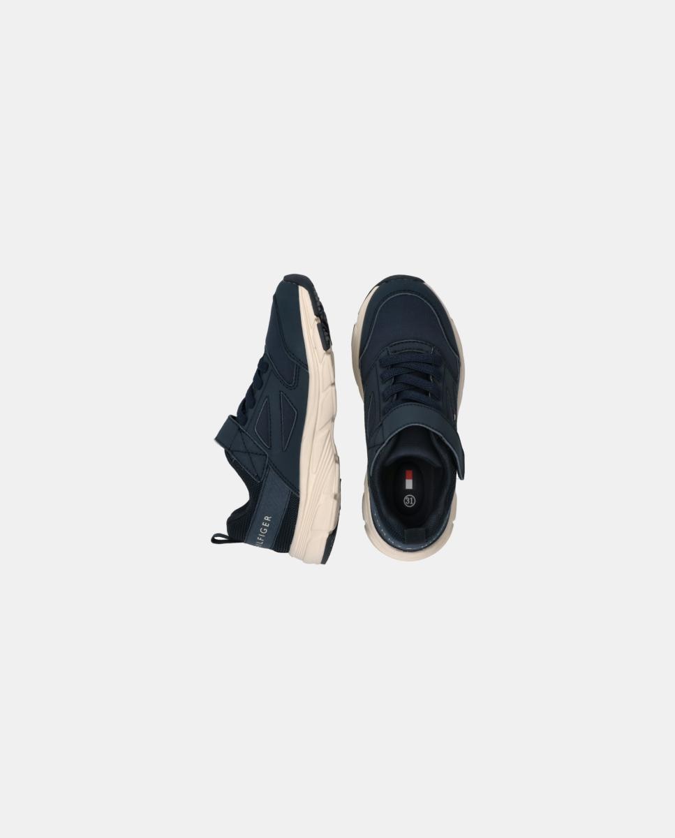 Sapatilhas runner infantis Tommy Hilfiger Azul-escuro-2
