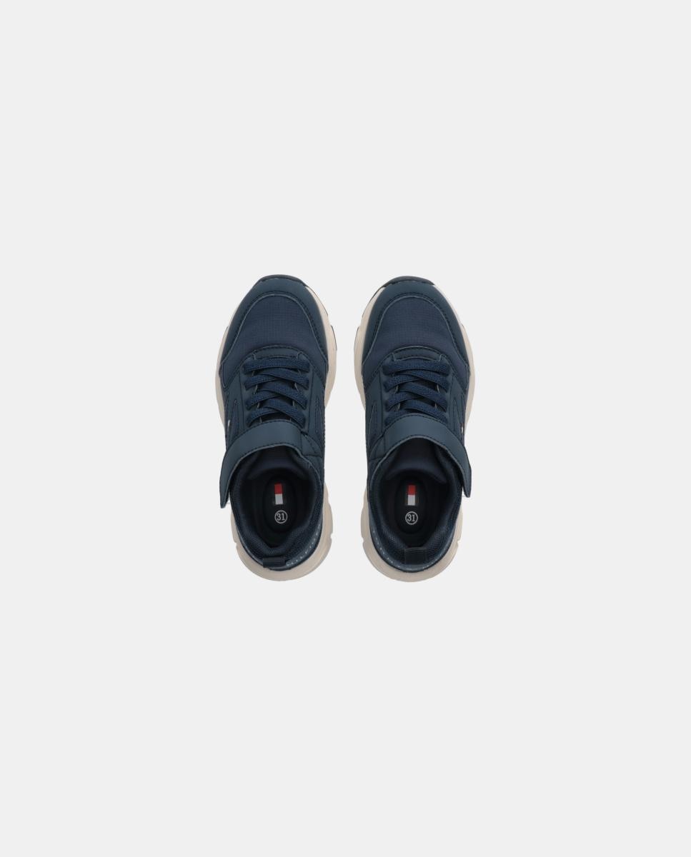 Sapatilhas runner infantis Tommy Hilfiger Azul-escuro-4
