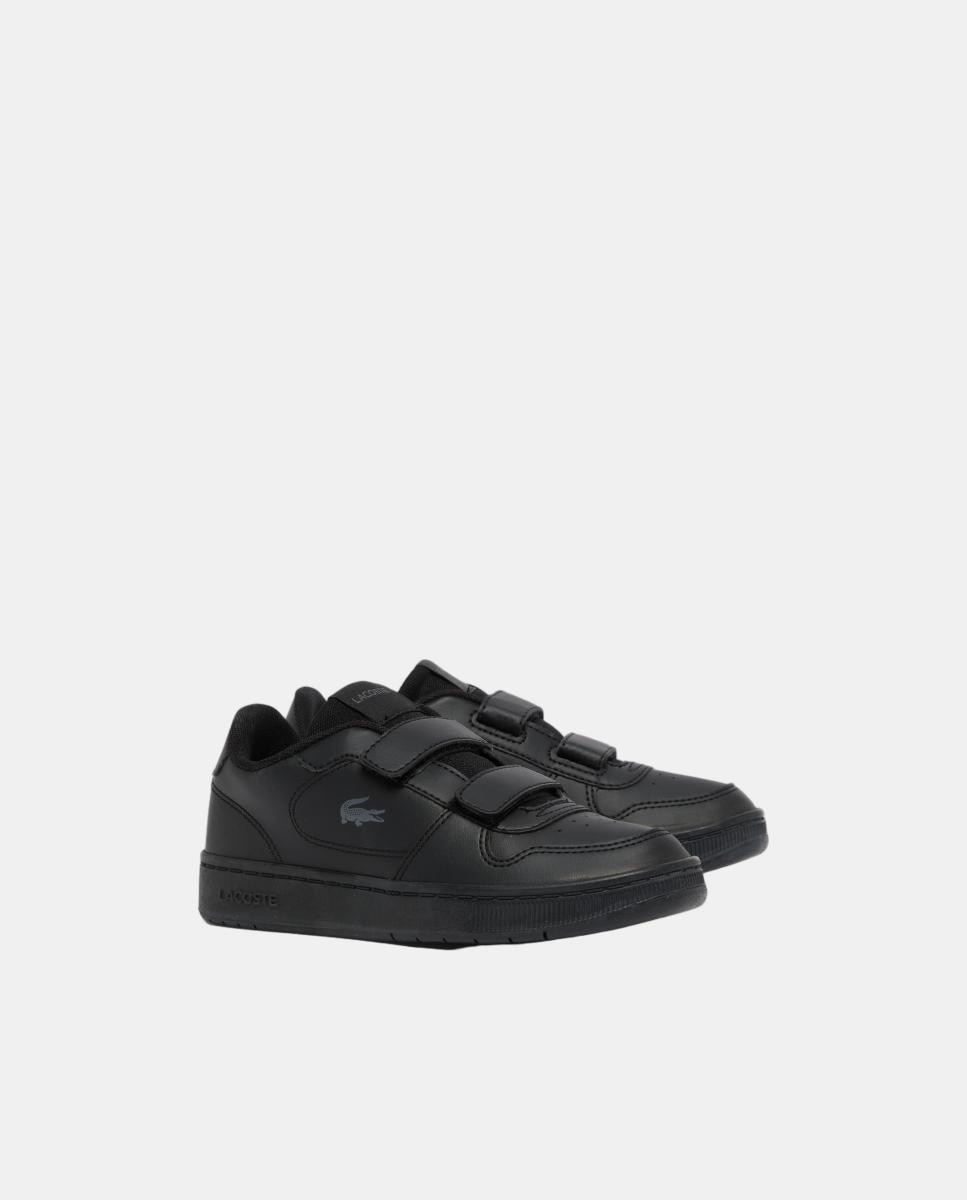 Sapatilhas Infantis Court Ace Lacoste Preto-2