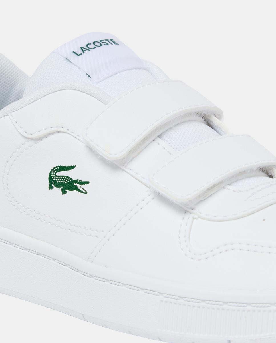 Sapatilhas Infantis Court Ace Lacoste Branco-6
