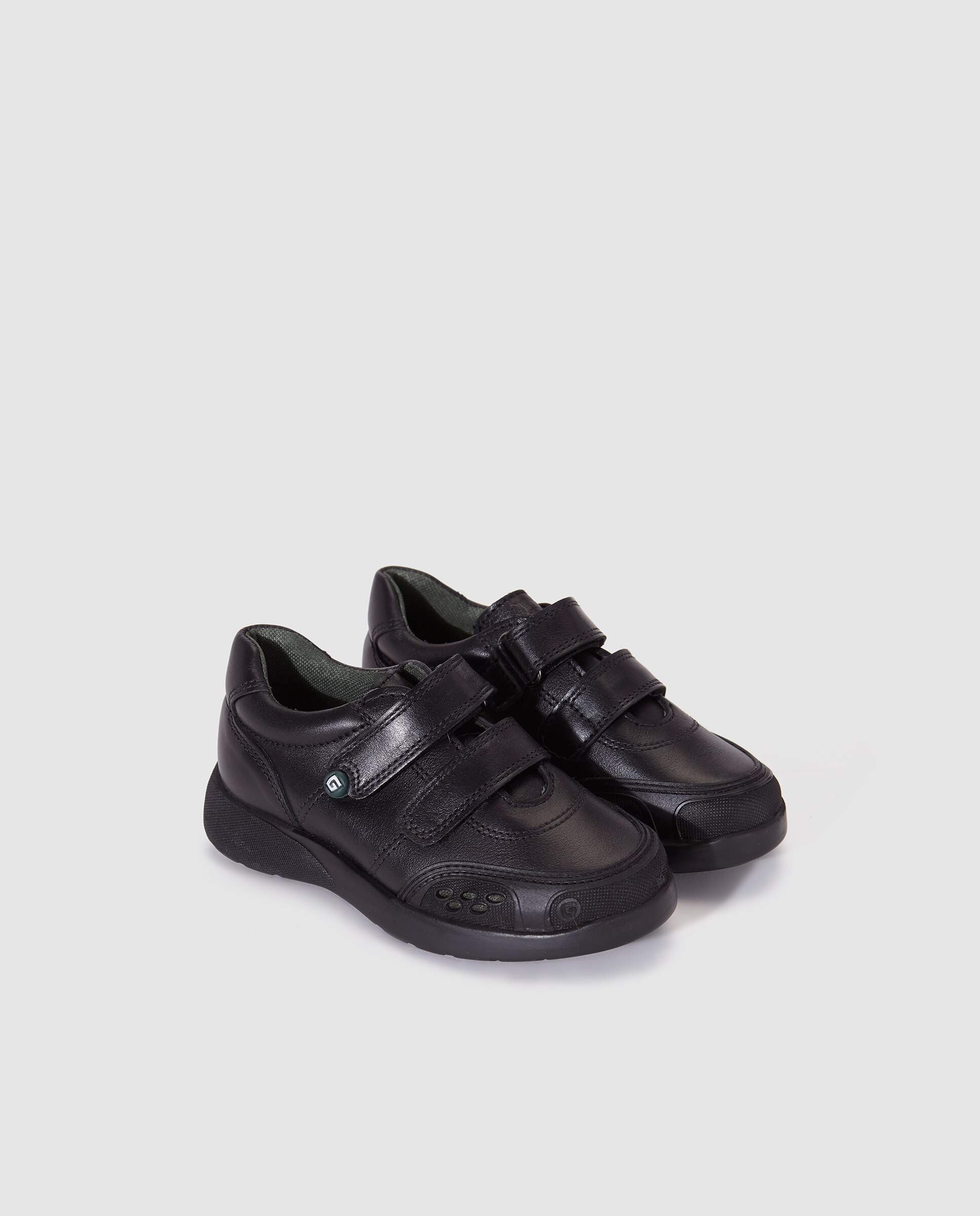 Sapatos com Fecho Aderente Duplo - Preto Gorila Preto-2