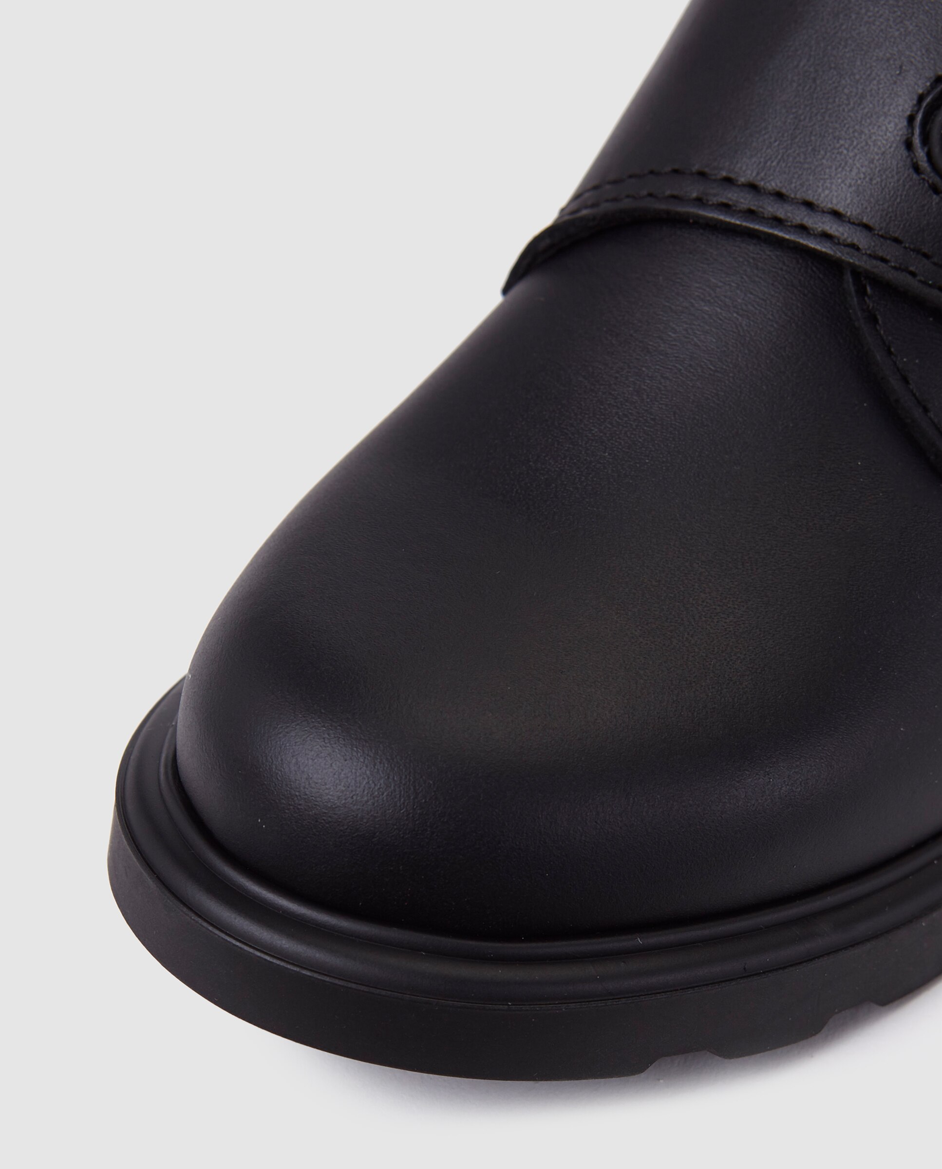 Bluchers de niño Pablosky de piel en con cierre adherente - Negro Negro-5