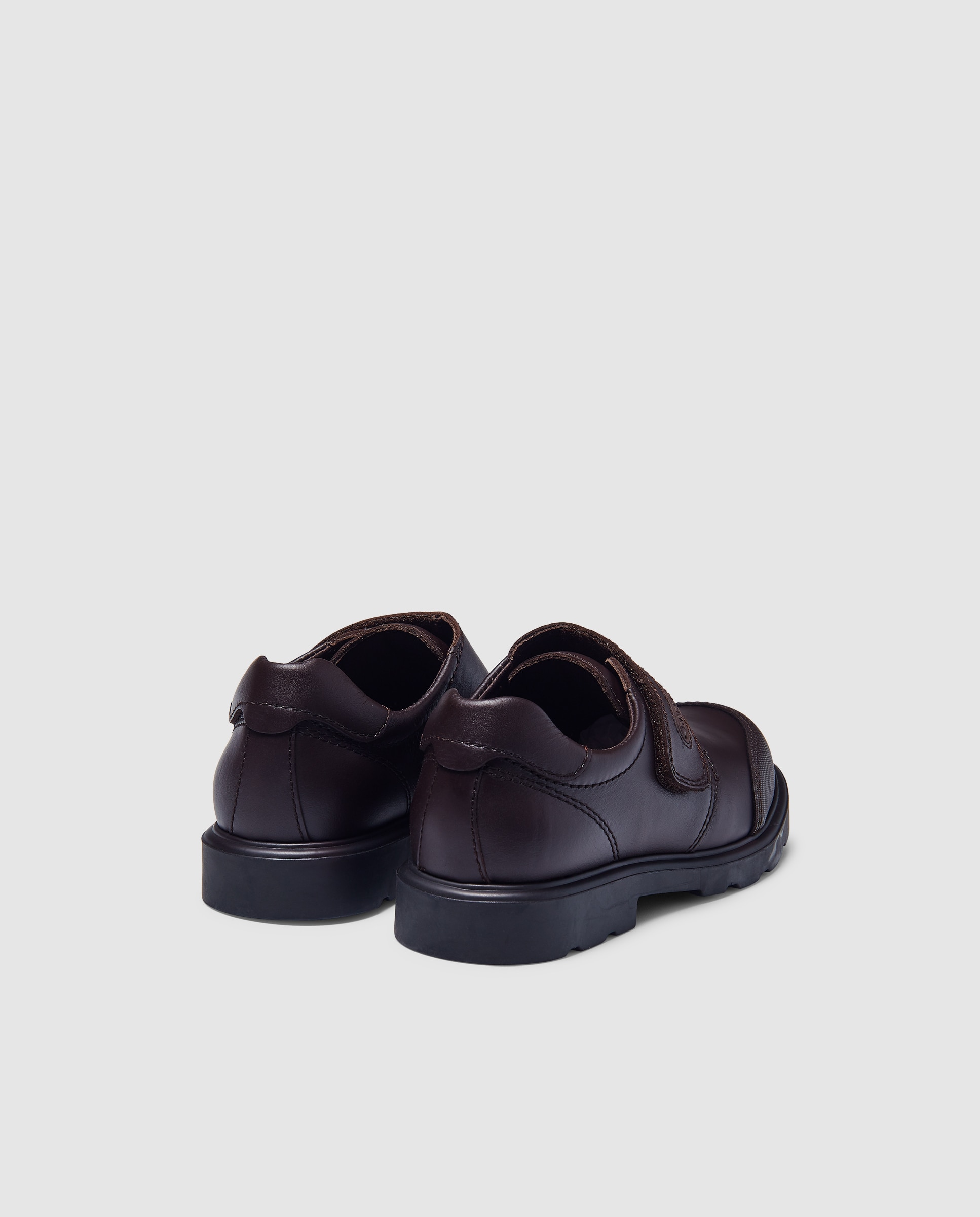 Zapatos de colegio de niño Pablosky en con cierre adherente - Marrón Marrón-3