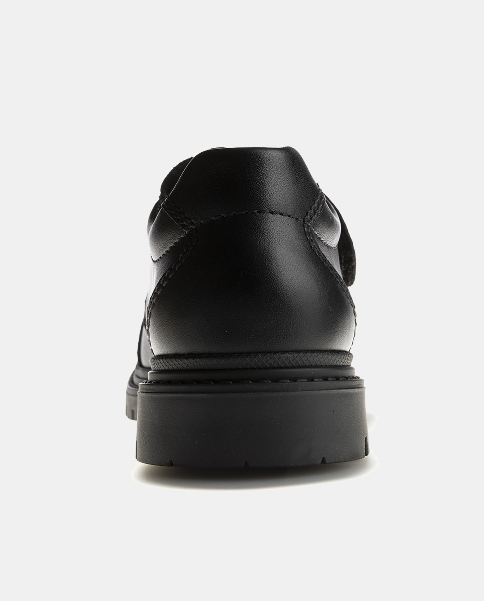 Zapatos de niño en piel con puntera reforzada y cierre adherente - Pablosky - Negro Negro-3