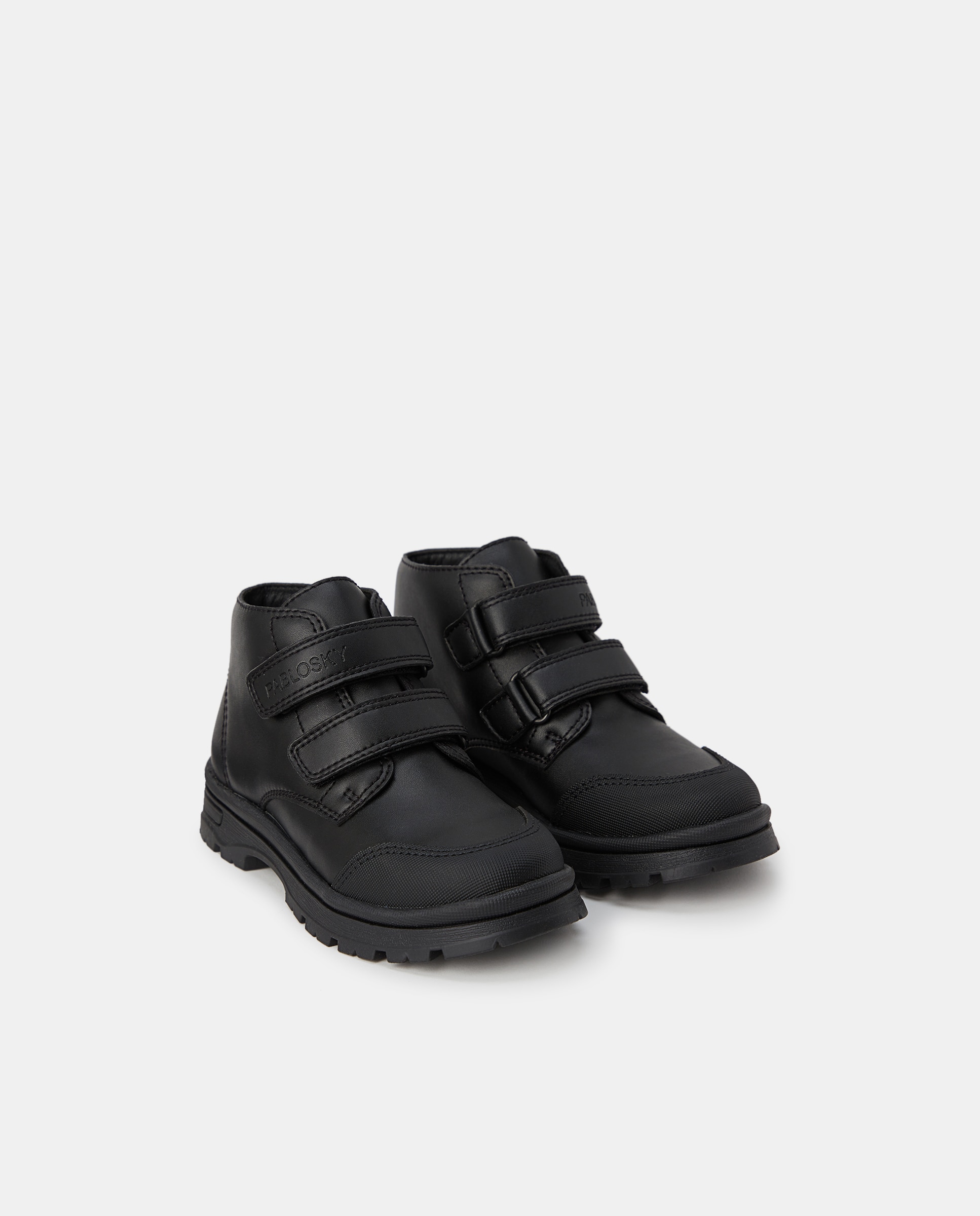 Botas com Fecho Aderente Duplo Pablosky Preto-2
