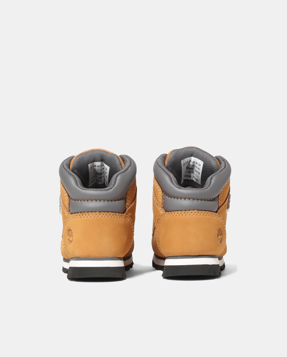 Botas de Montanha com Sola Bicolor Dentada e em Nobuck - Amarelo Timberland Amarelo-3