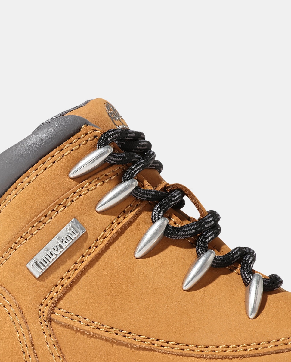 Botas de Montanha com Sola Bicolor Dentada e em Nobuck - Amarelo Timberland Amarelo-6