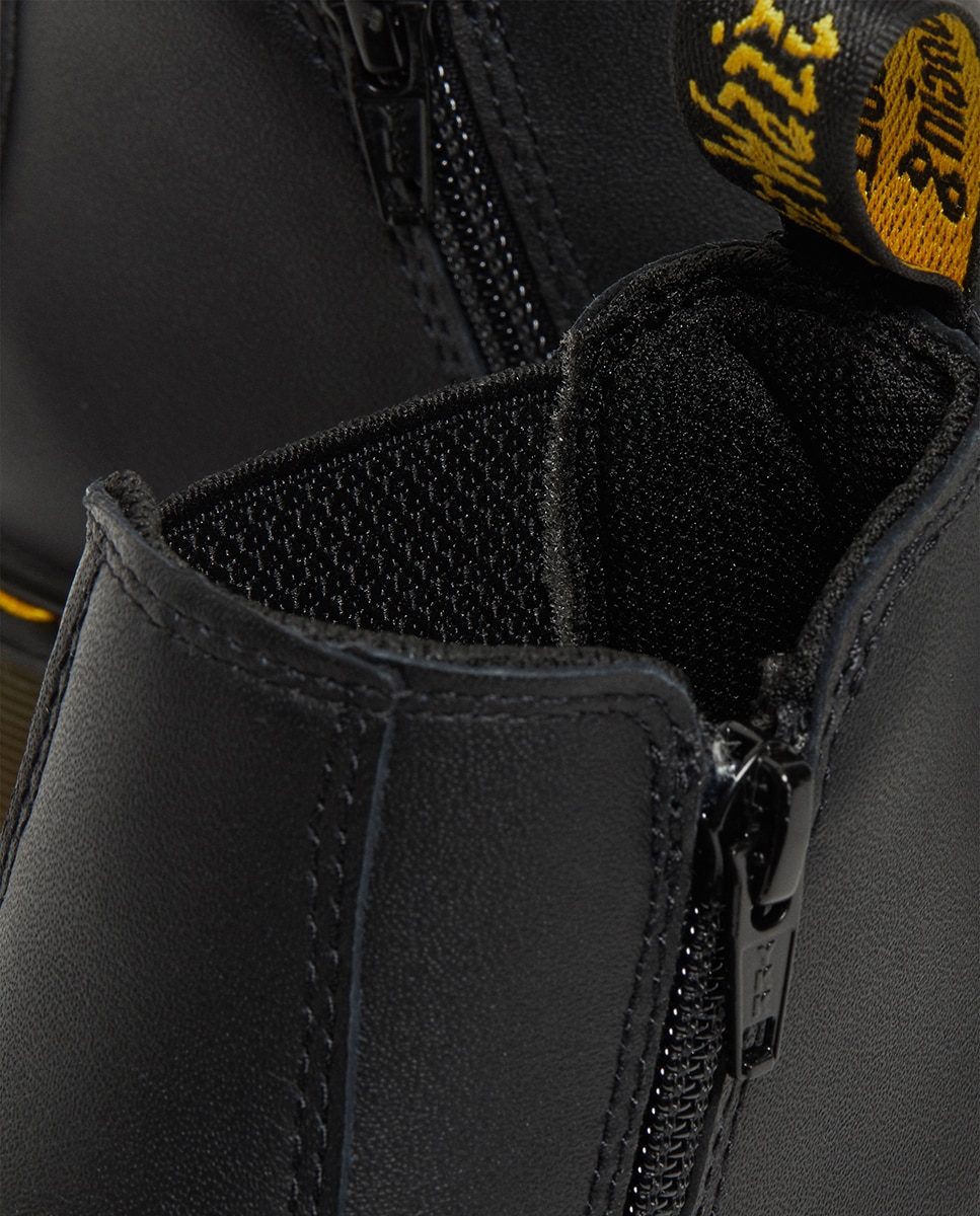 Botas Chelsea 2976 de Criança em Pele Softy T Dr. Martens Preto-8