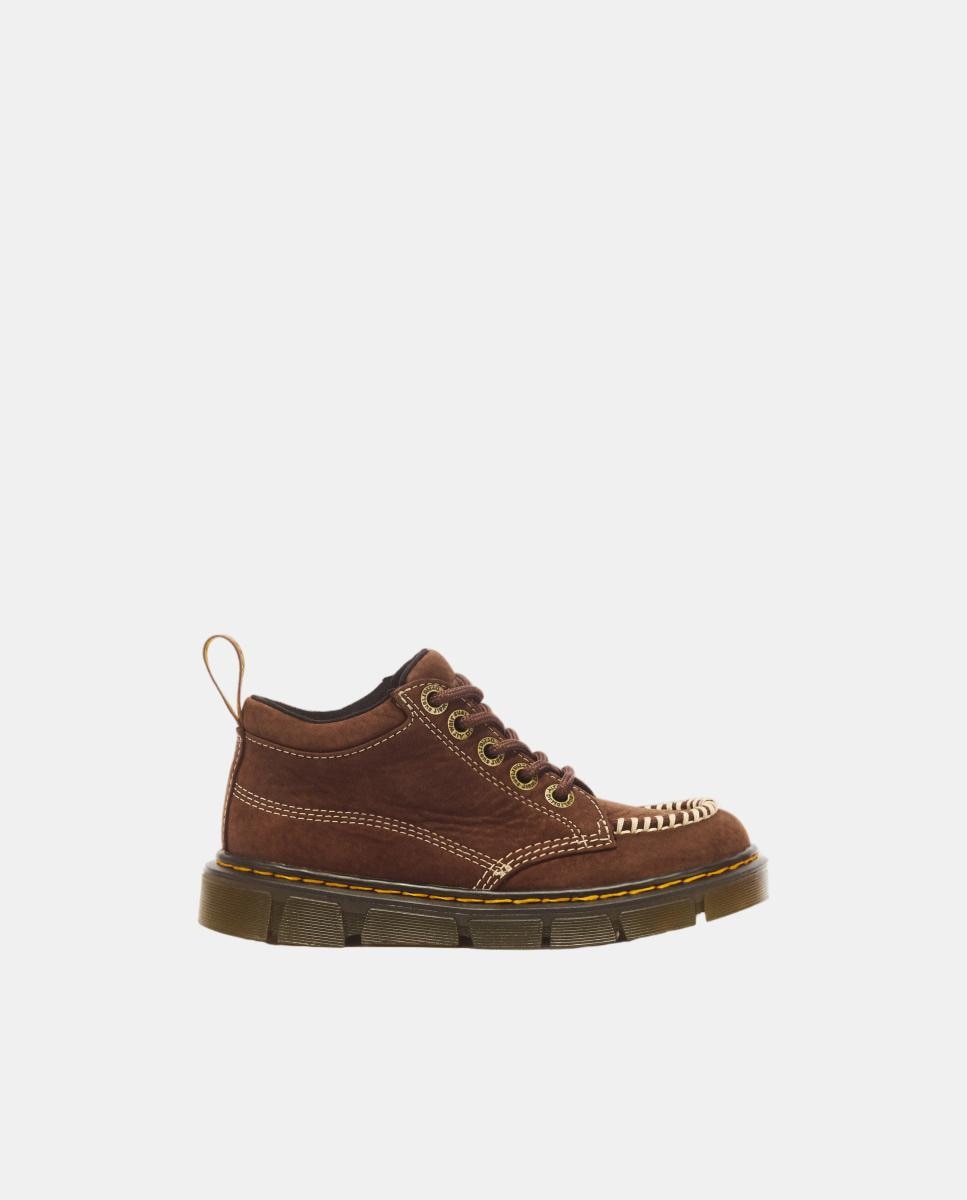 Imagen 1 de Bota Raffe para niños en piel nubuk Marrón oscuro