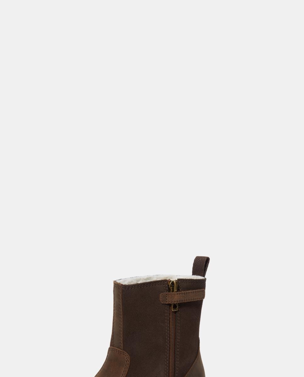 Botas com Forro Quente Courma Castanho-escuro-4