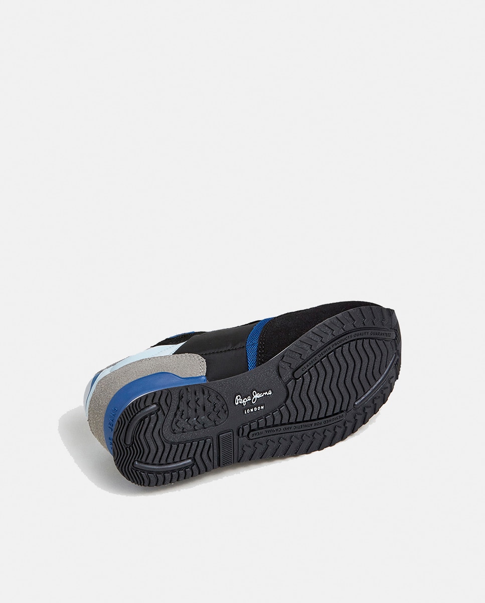 Sapatilhas London City em Combinação de Material e Cor Pepe Jeans Multicolor-6