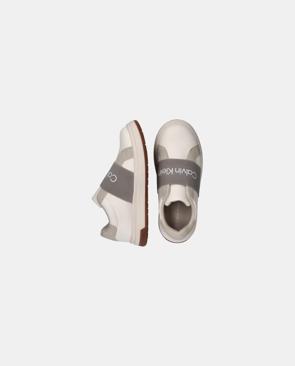 Sapatilhas casco Calvin Klein Branco-3