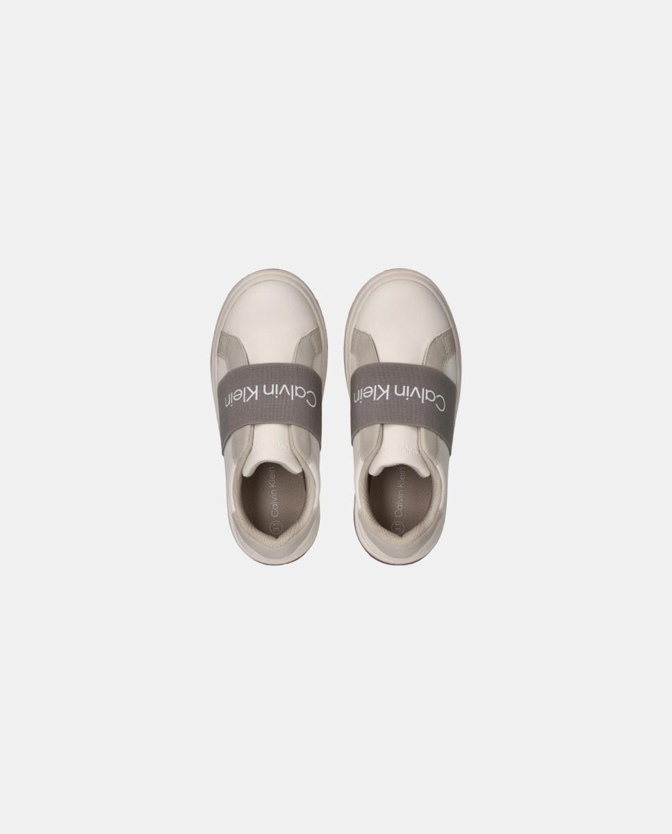 Sapatilhas casco Calvin Klein Branco-4