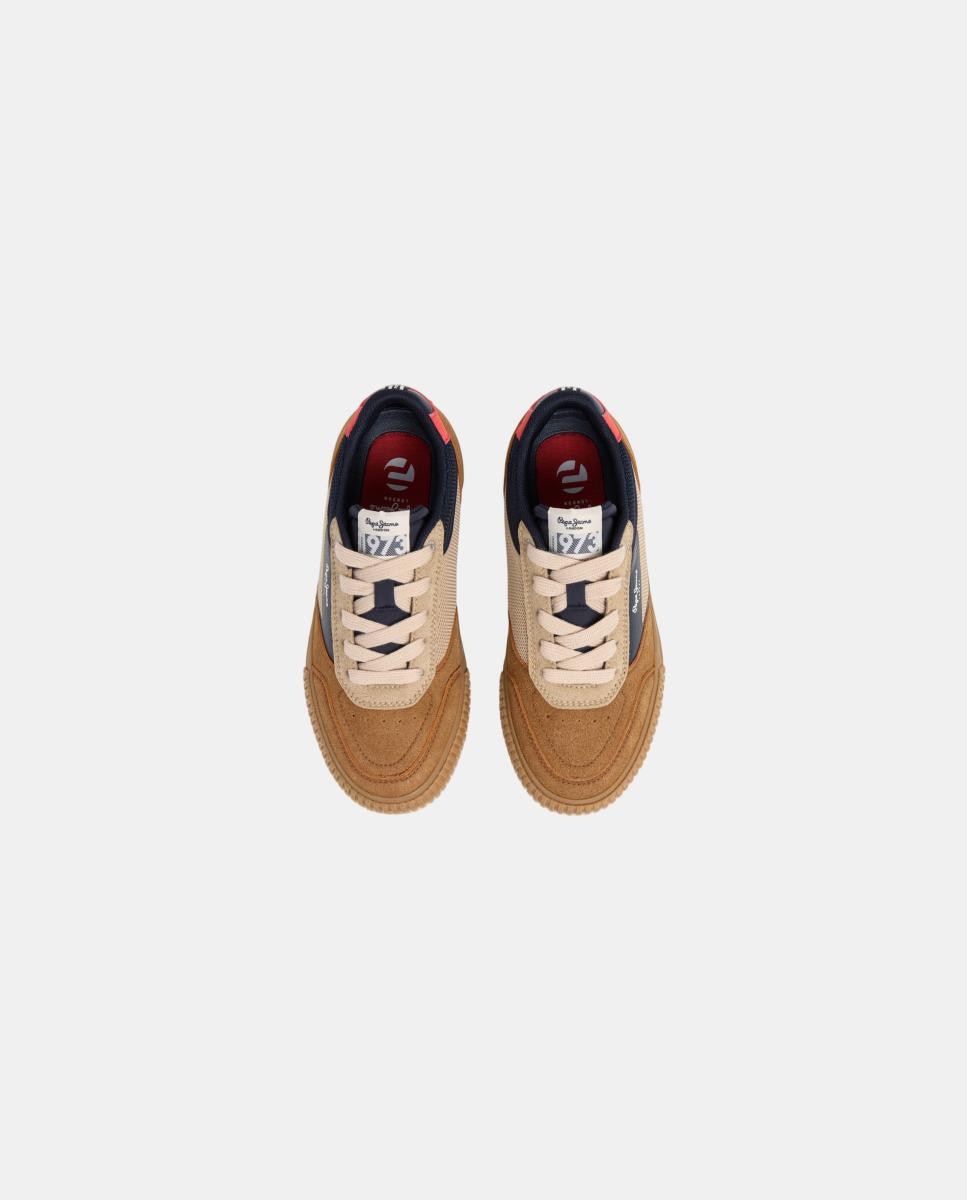 Sapatilhas de Design Clássico Kenton Street Pepe Jeans Castanho caramelo-2