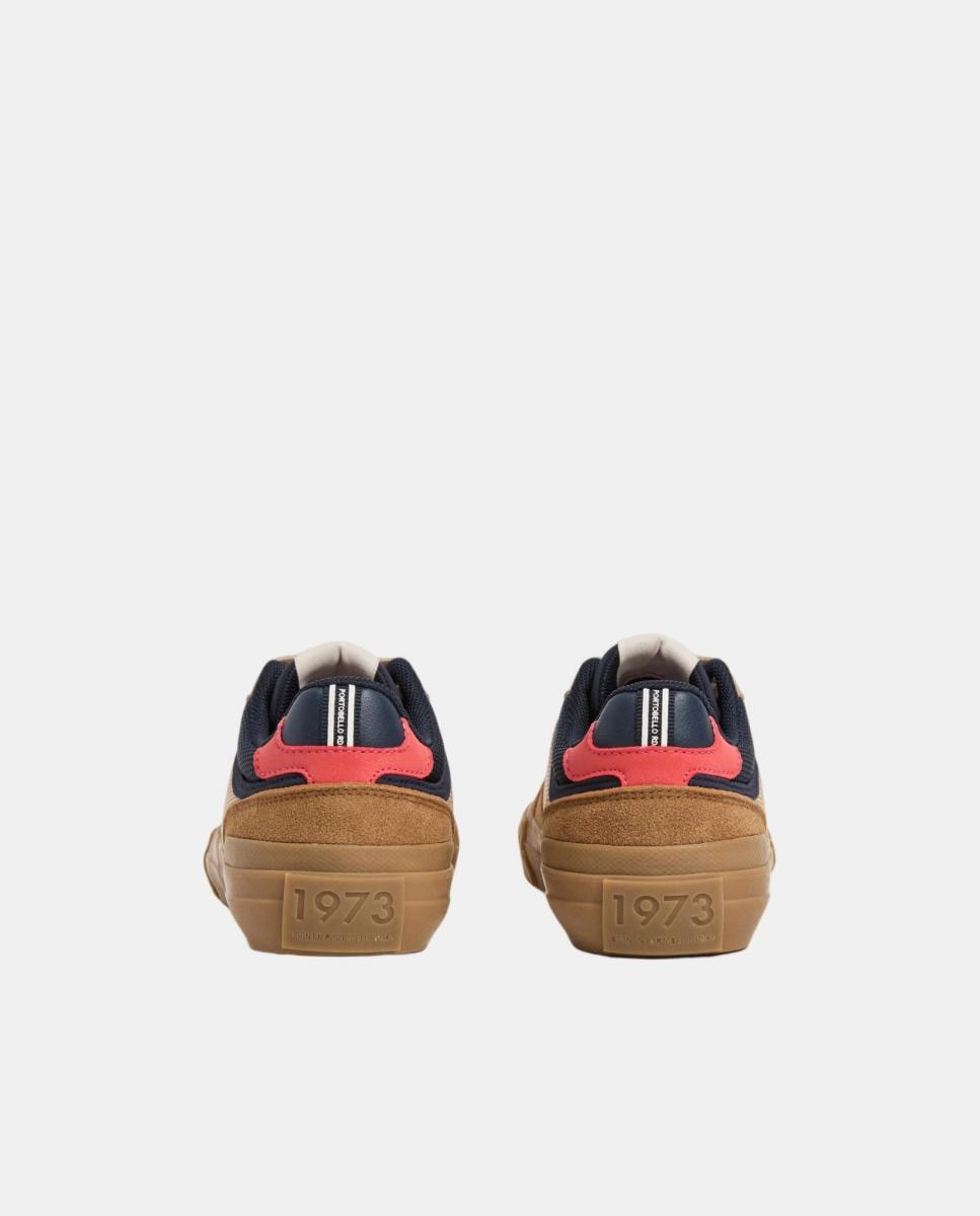 Sapatilhas de Design Clássico Kenton Street Pepe Jeans Castanho caramelo-4