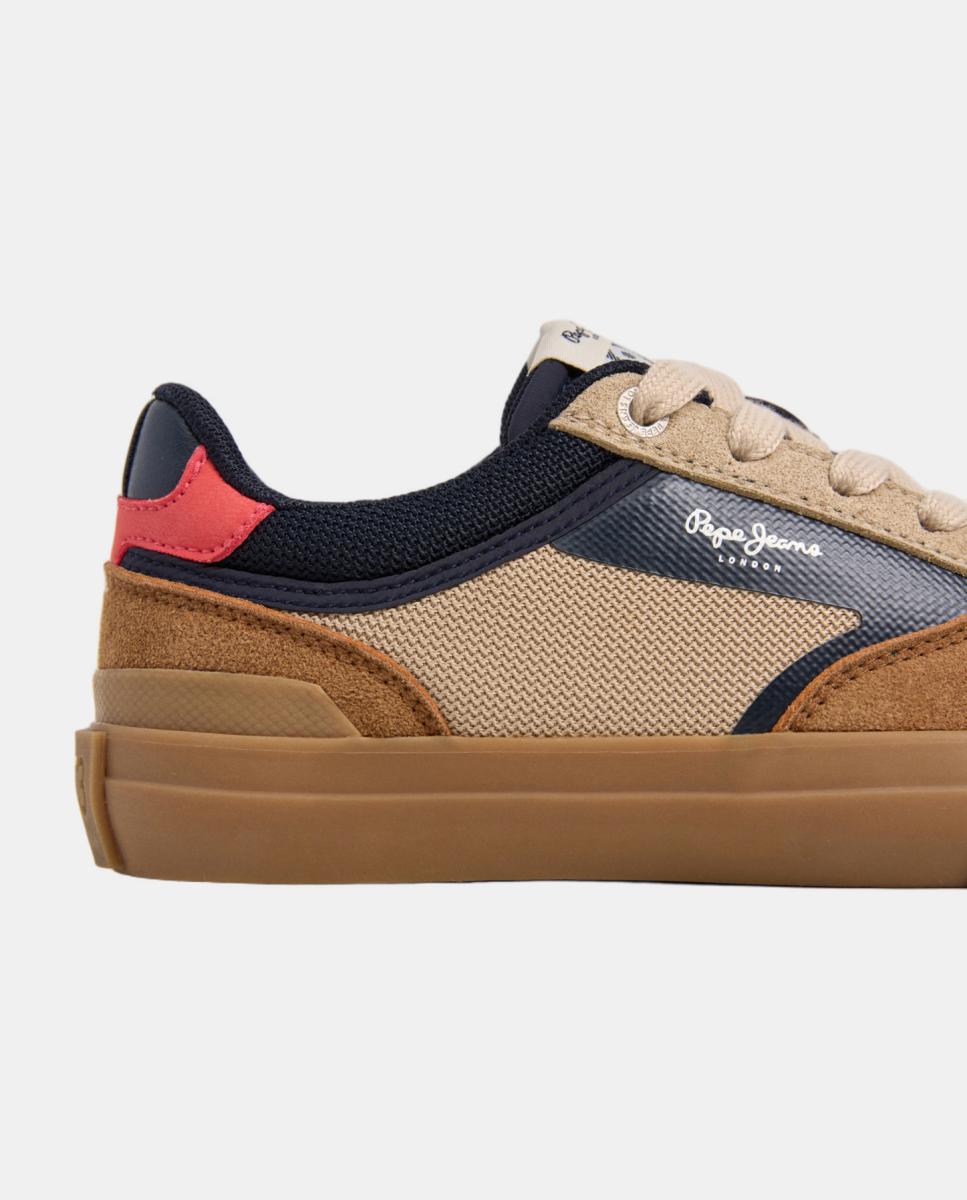 Sapatilhas de Design Clássico Kenton Street Pepe Jeans Castanho caramelo-5