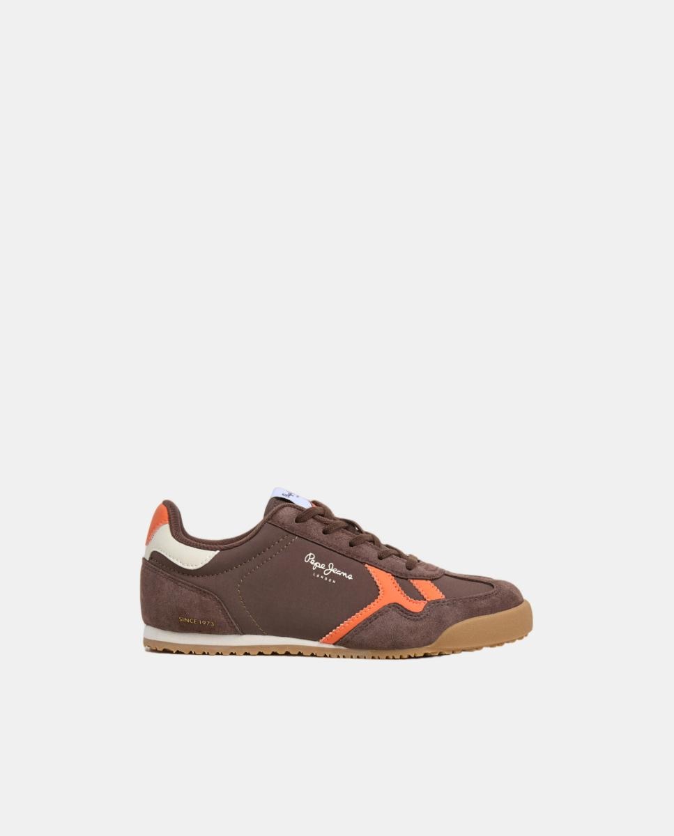 Zapatilla minimalista Vinnie Class - Pepe Jeans - Marrón chocolate Marrón chocolate-1