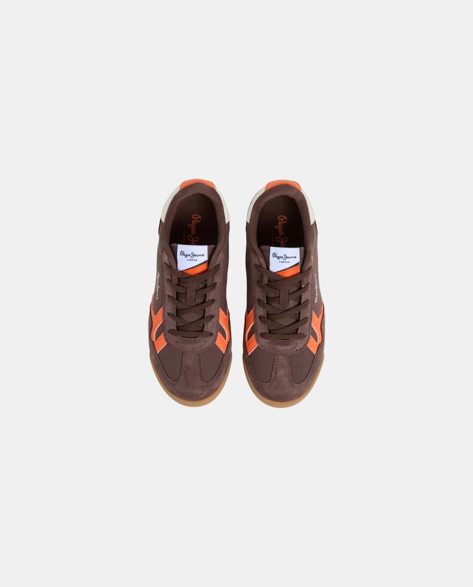 Zapatilla minimalista Vinnie Class - Pepe Jeans - Marrón chocolate Marrón chocolate-2