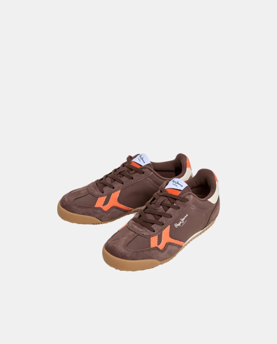Zapatilla minimalista Vinnie Class - Pepe Jeans - Marrón chocolate Marrón chocolate-3