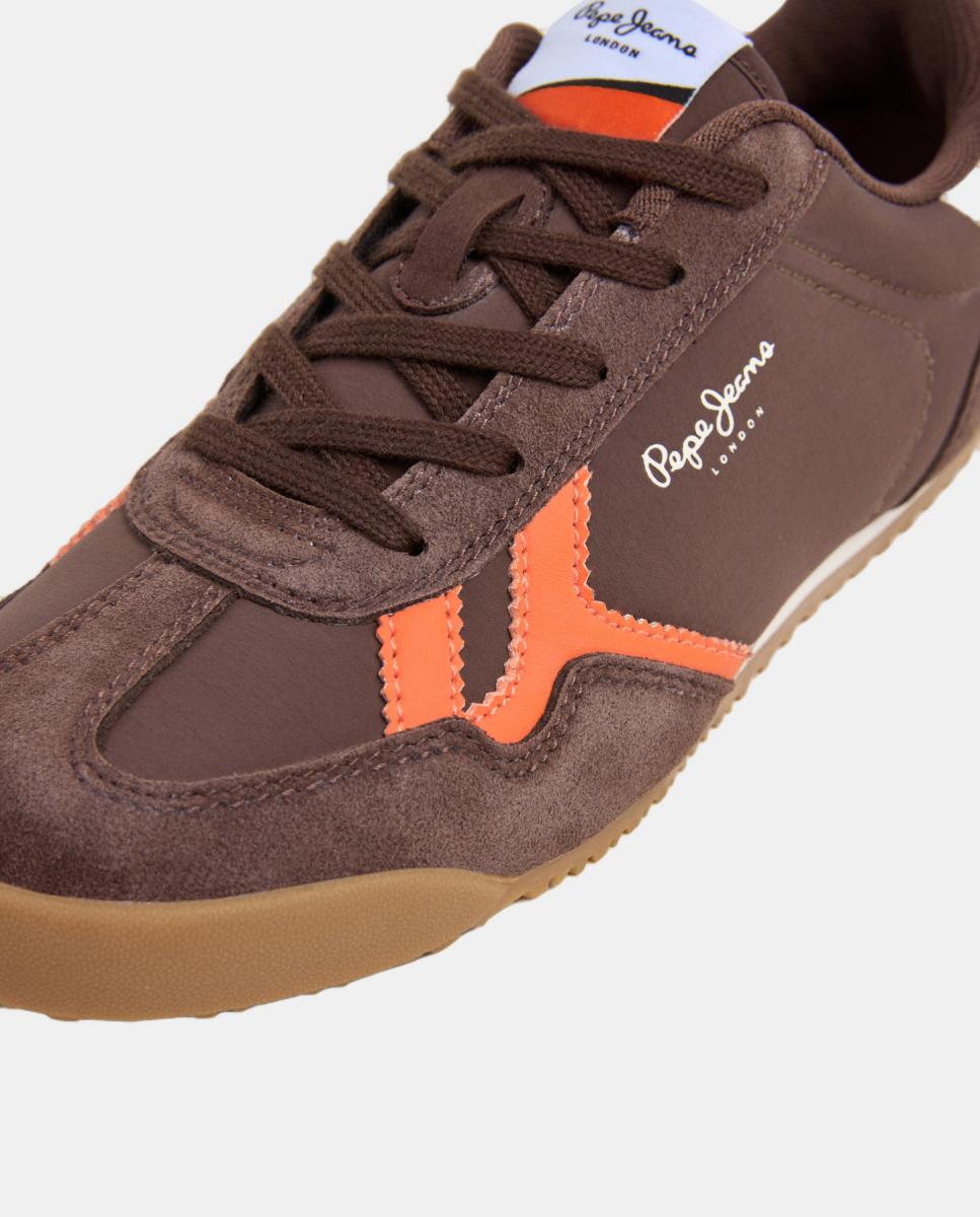 Zapatilla minimalista Vinnie Class - Pepe Jeans - Marrón chocolate Marrón chocolate-5