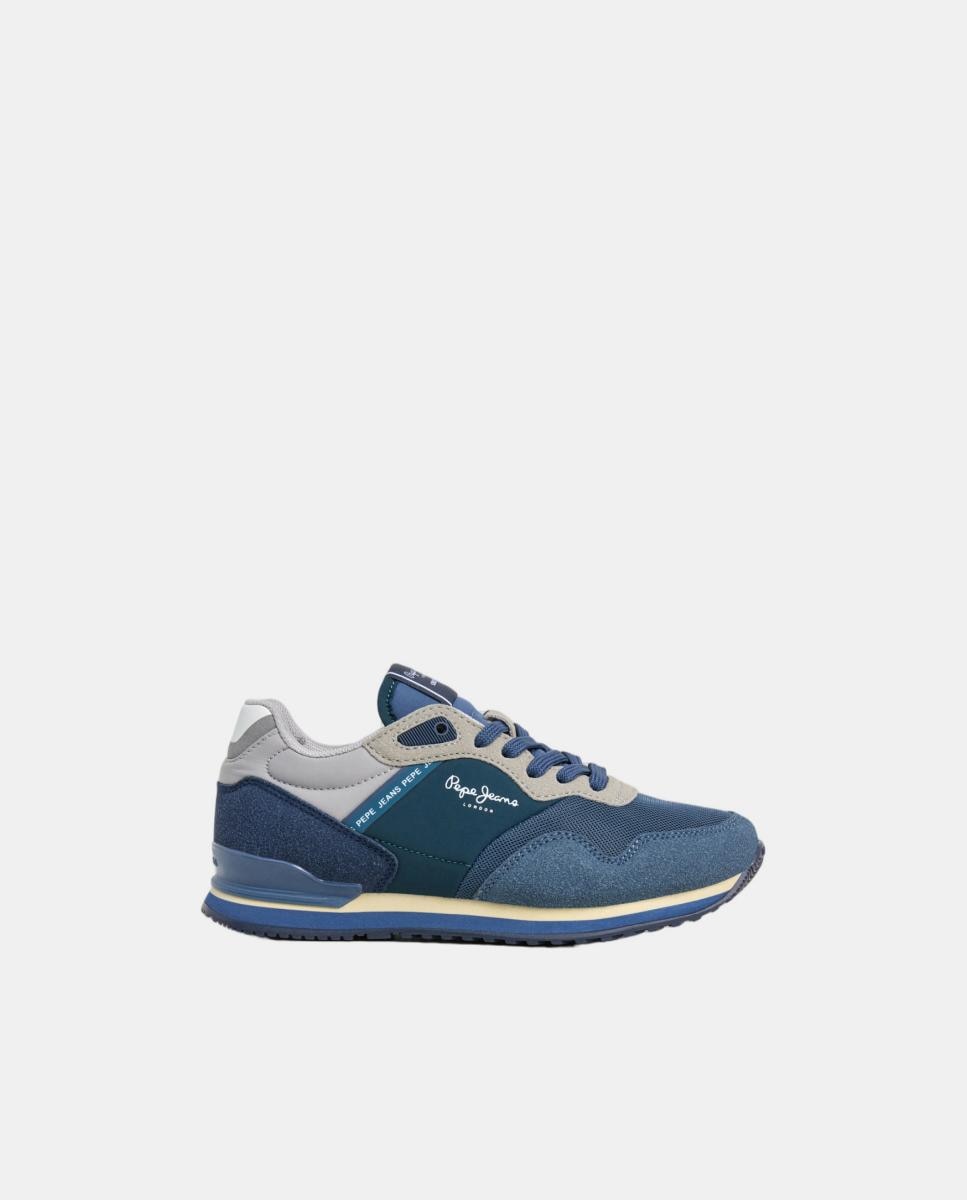 Zapatilla estilo running London Essence - Pepe Jeans - Azul Océano Azul Océano-1