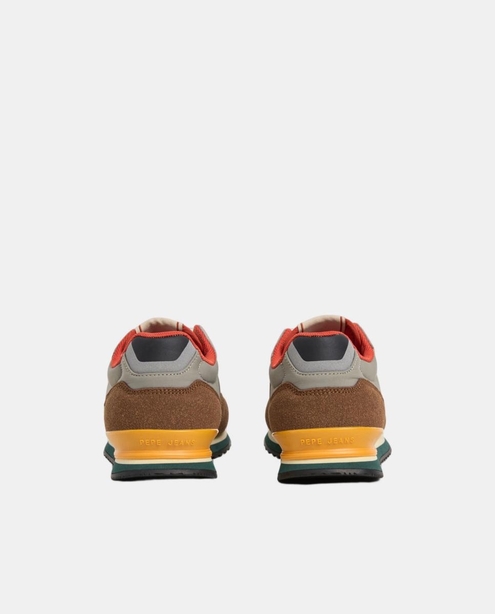 Sapatilhas Estilo Running London Essence Pepe Jeans Castanho-escuro-4