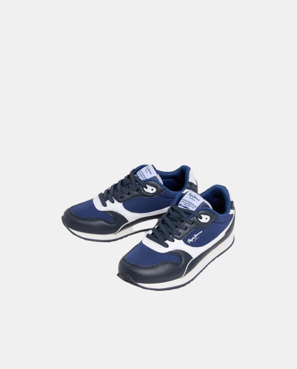 Zapatilla estilo running Bexley Origin - Pepe Jeans - Azul oscuro Azul oscuro-3