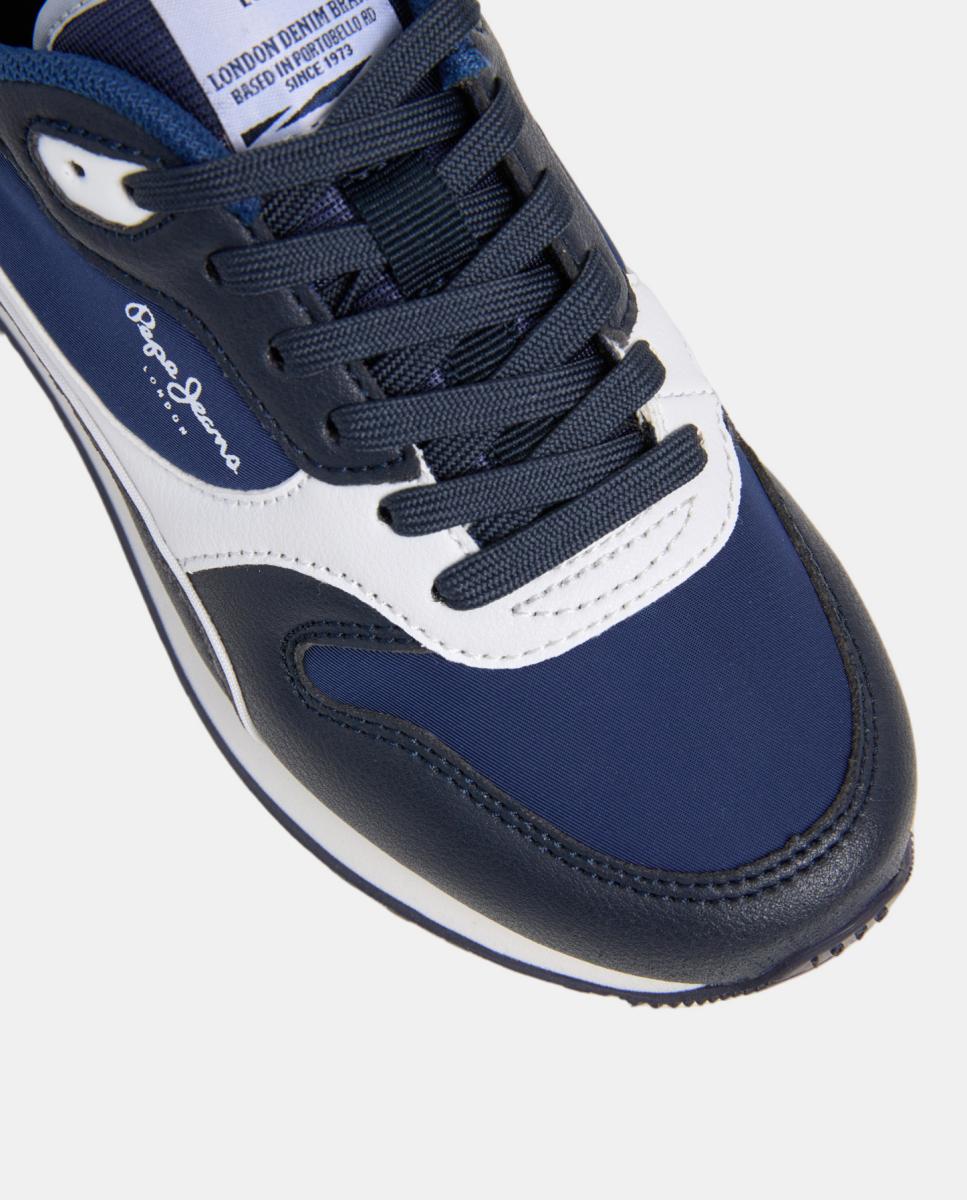 Zapatilla estilo running Bexley Origin - Pepe Jeans - Azul oscuro Azul oscuro-5
