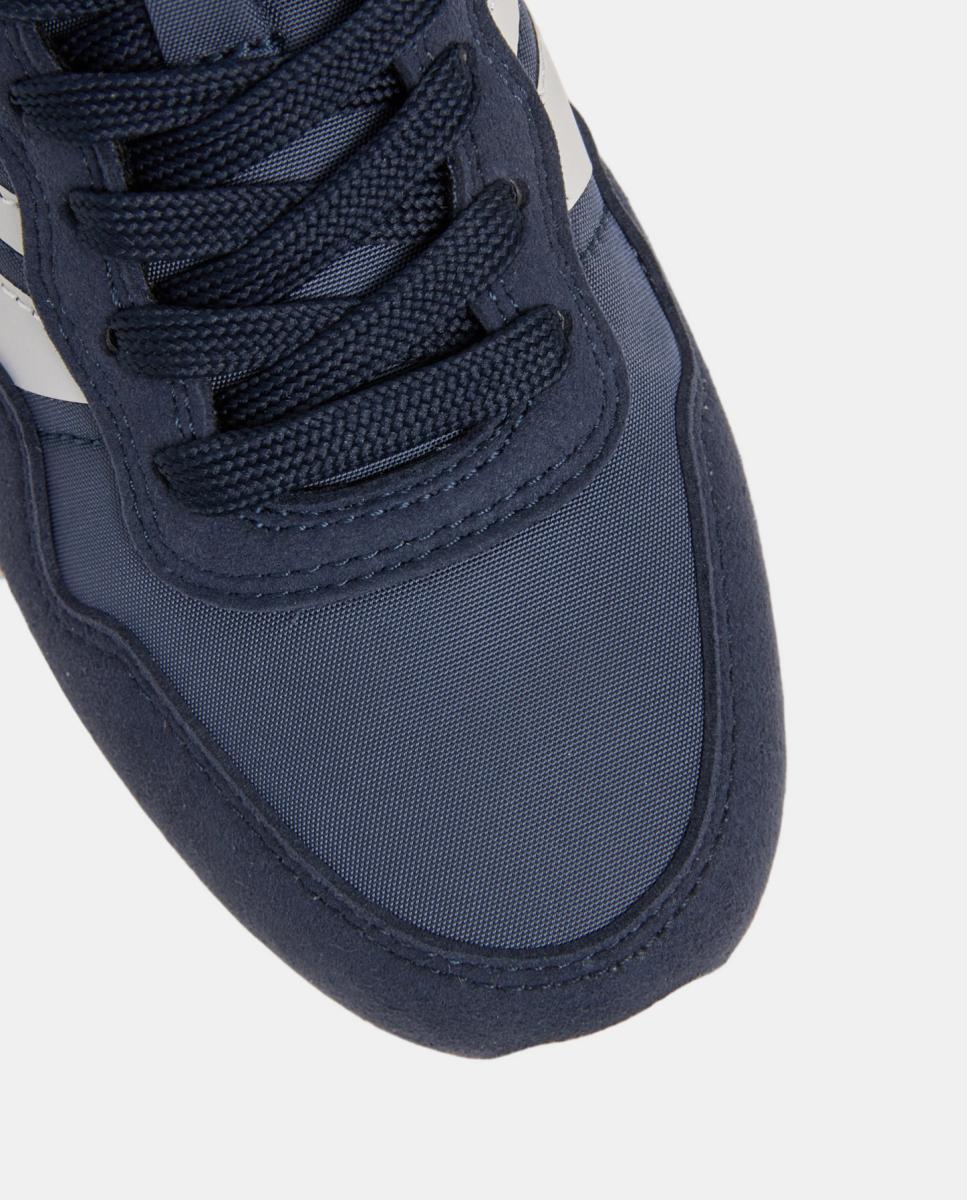 Sapatilhas com Combinações de Cores e Materiais Pepe Jeans Azul-marinho-5