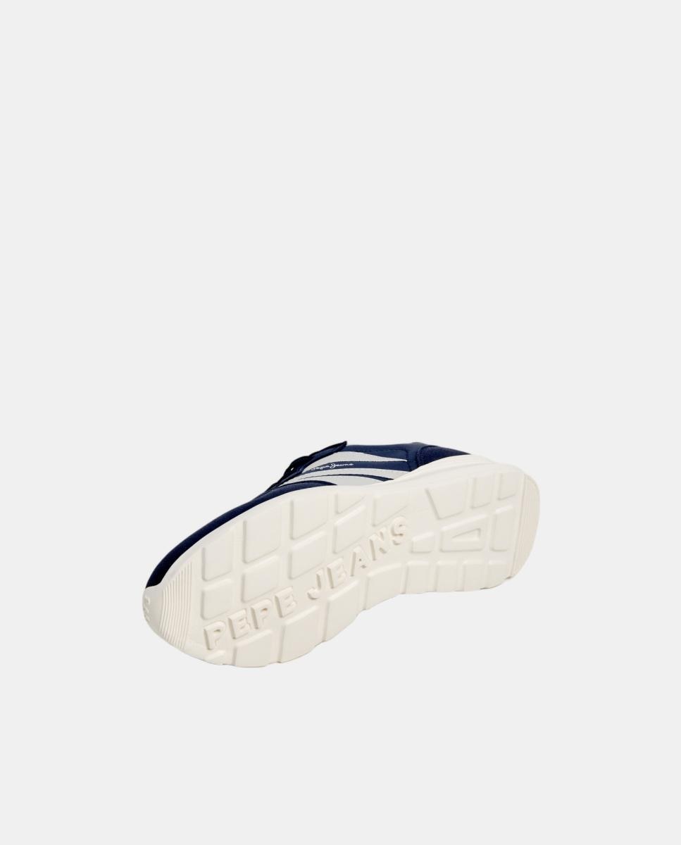 Sapatilhas com Combinações de Cores e Materiais Pepe Jeans Azul-marinho-6