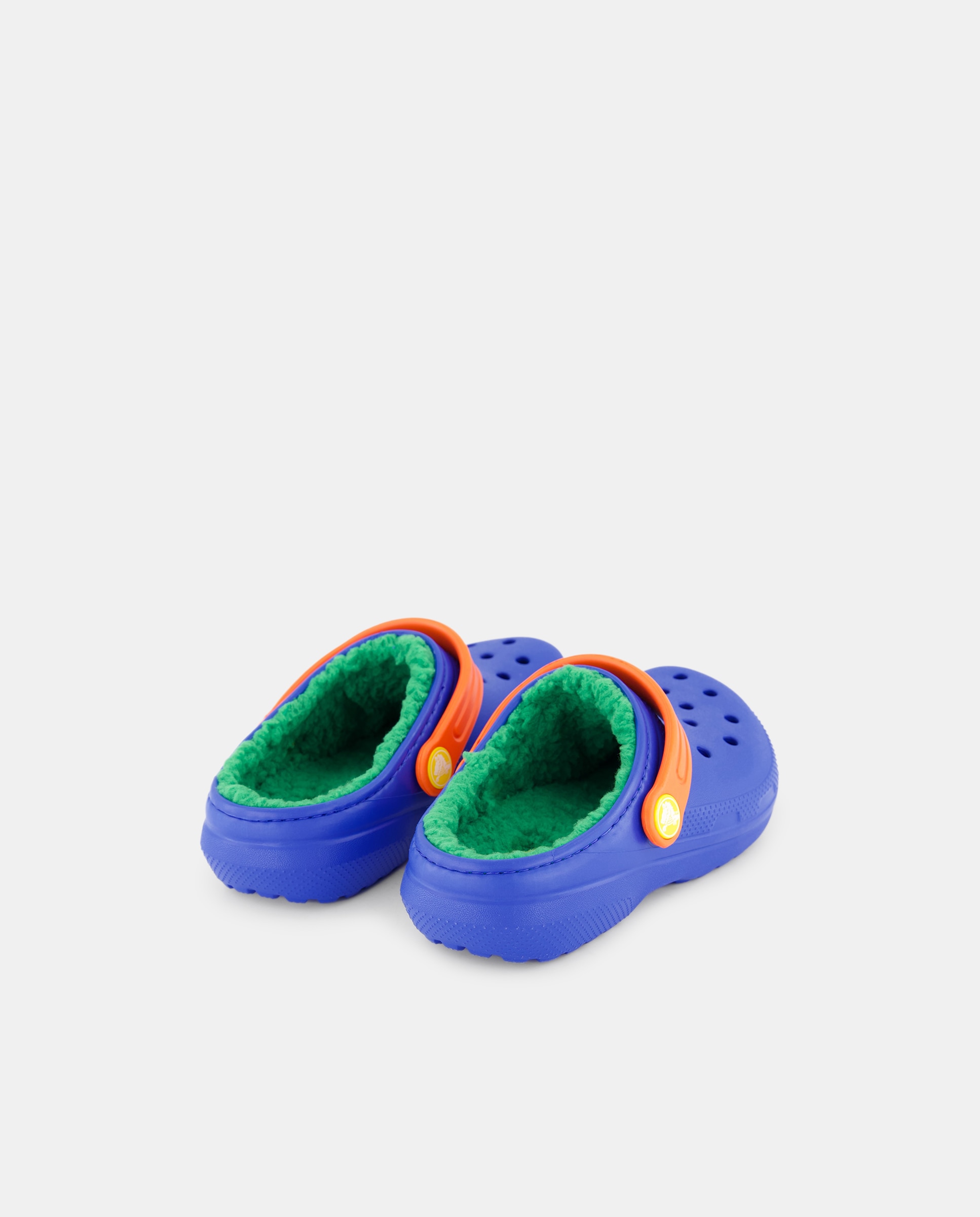 Socas de Criança Classic Lined Clog Crocs Azul-cobalto-3