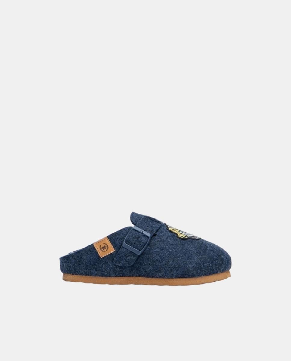 Zapatillas de niño de casa textil - Azul marino Azul marino-1
