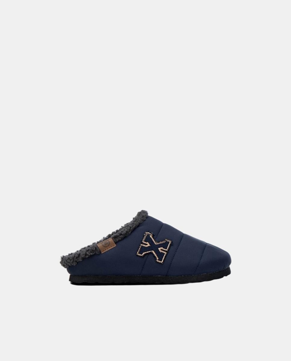 Zapatillas de niño de casa textil - Azul marino Azul marino-1