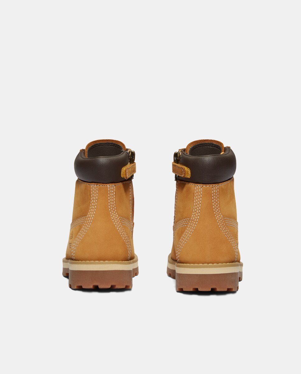 Botas com Cano Acolchoado, Sola Dentada e em Nobuck - Amarelo Timberland Amarelo-3