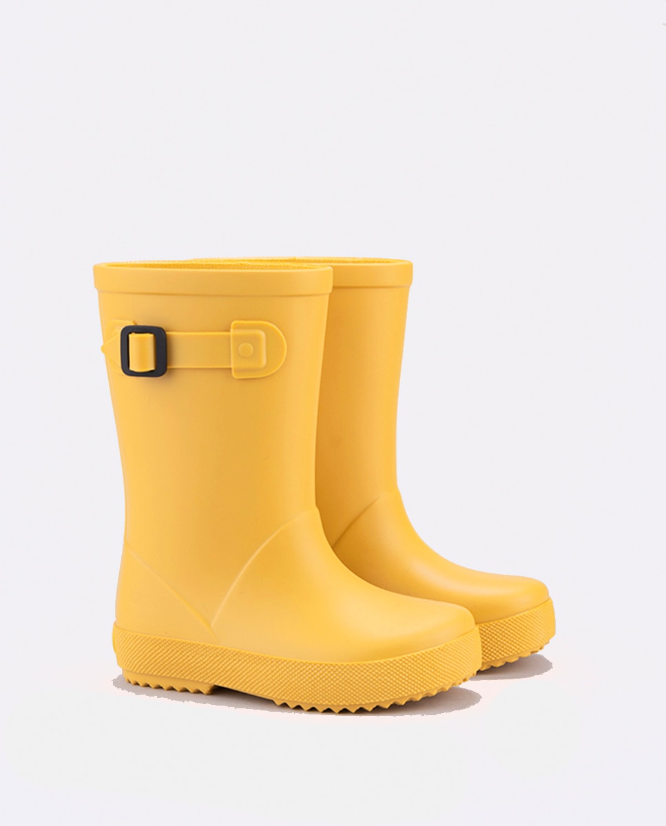 Imagen 4 de Botas de agua monocolor con acabado mate - Igor - Amarillo Amarillo