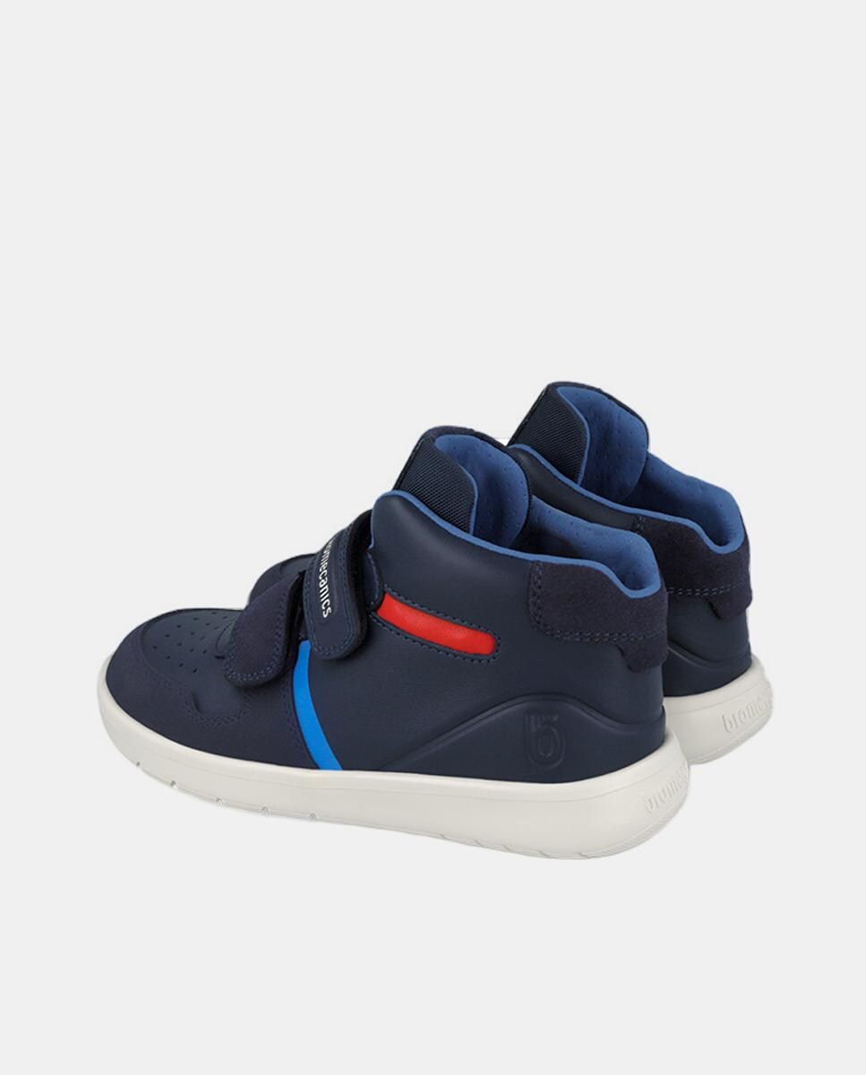 Botins Urban com Biqueira Espaçosa Azul-3