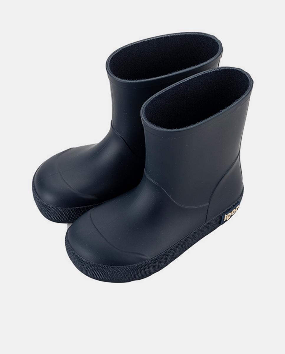 Galochas Monocolor de Conceito Barefoot Medium com Acabamento Mate Azul-marinho-5