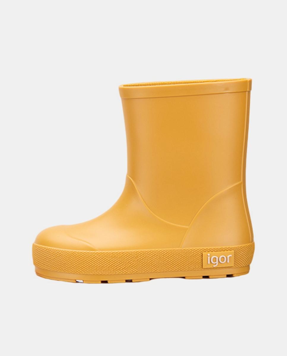 Galochas Monocolor de Conceito Barefoot Medium com Acabamento Mate Igor Amarelo-3