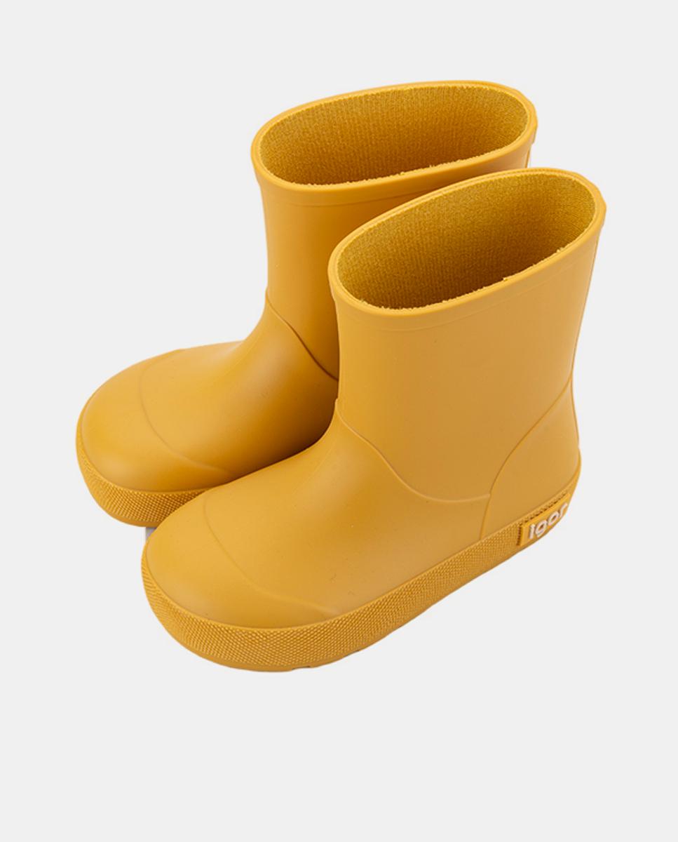 Galochas Monocolor de Conceito Barefoot Medium com Acabamento Mate Igor Amarelo-4