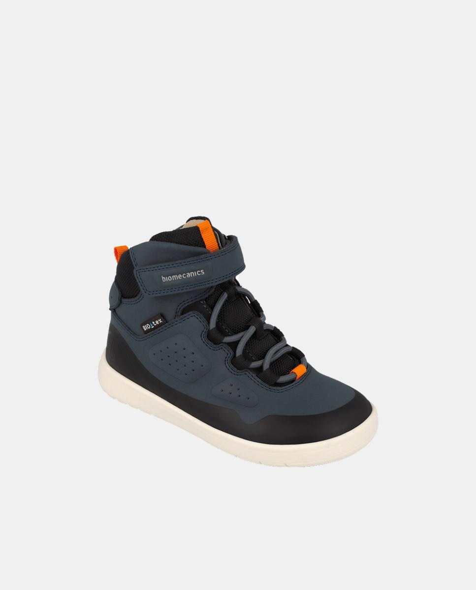 Botines barefoot para niño con puntera redonda - Biomecanics - Azul marino Azul marino-4