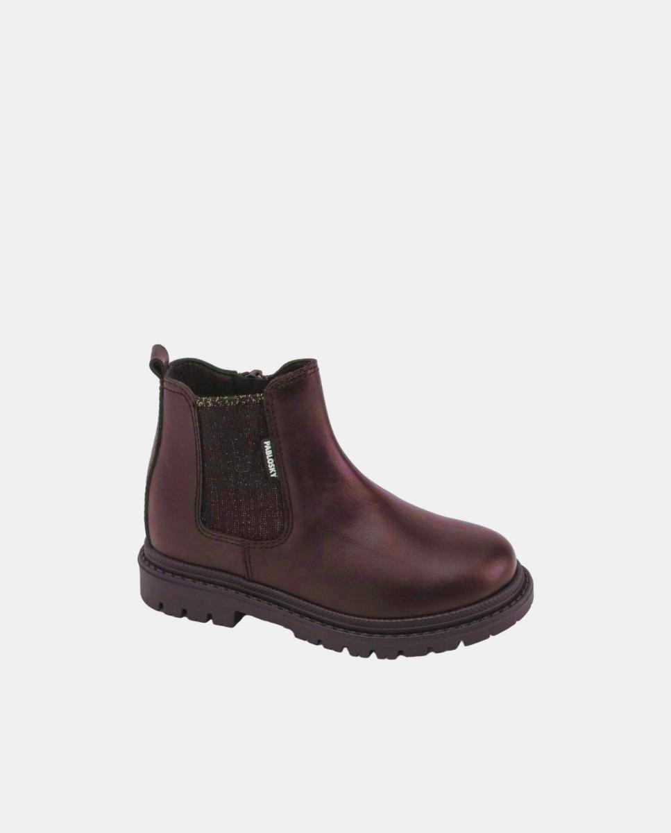 Bota de niño urbanas con cierre cremallera - Pablosky - Marrones Marrones-1