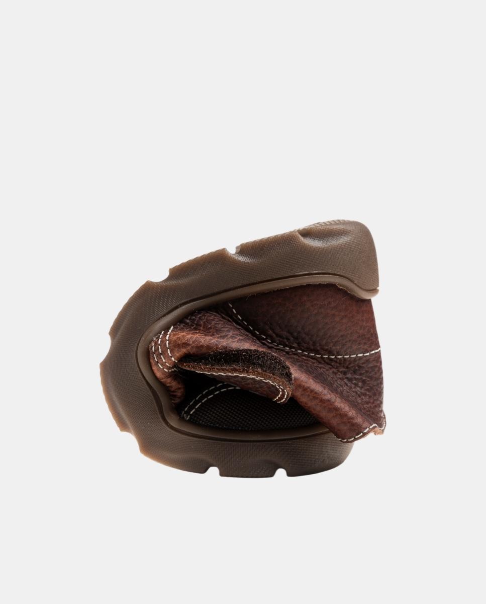 Botas com Fecho Aderente Pablosky Castanho-6