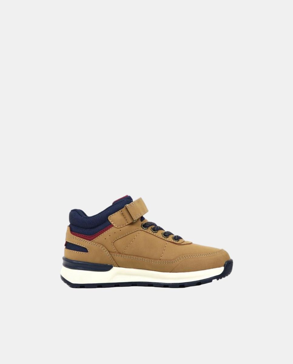 Bota com elástico e velcro Levi's kidswear Amarelo Camel-3